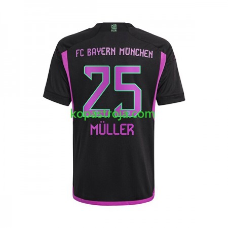 Billiga Fotbollströjor Bayern München Thomas Muller 25 Borta tröja 2023/24 Kortärmad
